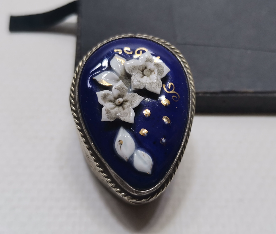 MİNE İŞÇİLİKLİ ÖZEL YAPIM ANTİKA GÜMÜŞ KUTU