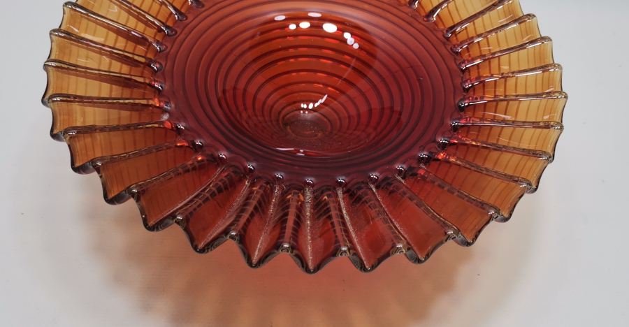 NADİR RENKTE KOPARMA İŞÇİLİKLİ BÜYÜK BOY ANTİKA FIRFIRLI ŞEKERLİK