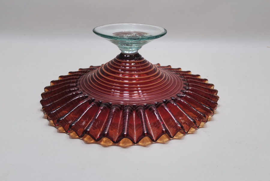 NADİR RENKTE KOPARMA İŞÇİLİKLİ BÜYÜK BOY ANTİKA FIRFIRLI ŞEKERLİK