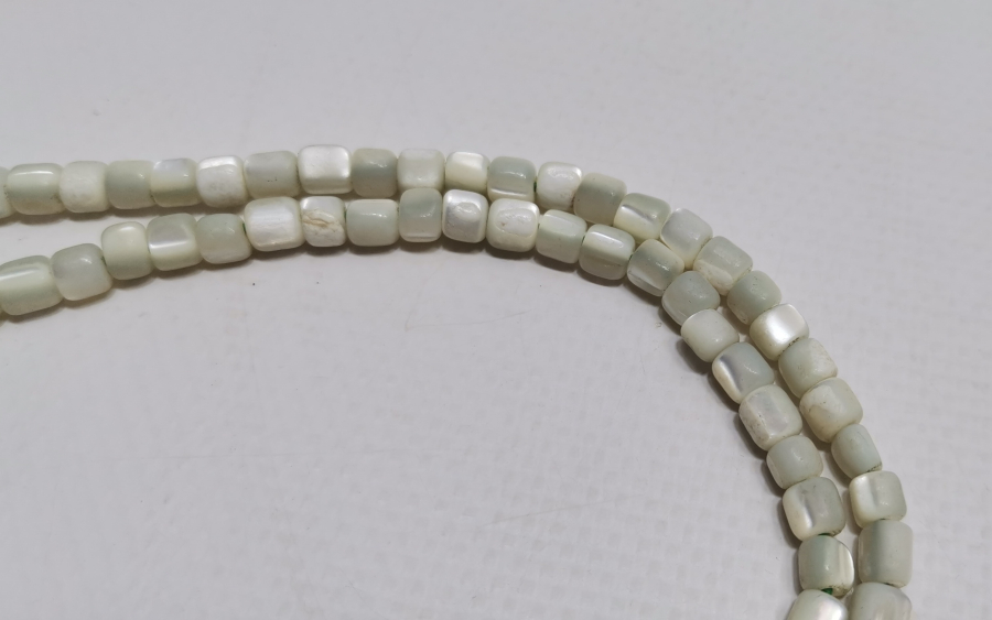 ORJİNAL PÜSKÜLÜ İLE OSMANLI DÖNEMİ EL YAPIMI SEDEF NAMAZ TESPİHİ