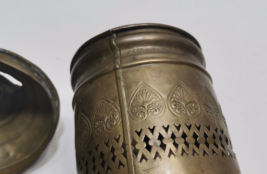 OSMANLI DÖNEMİ ÇOK NADİR SÜLEYMENİYE İŞİ SEYYAR KAHVECİ KAMİNETOSU