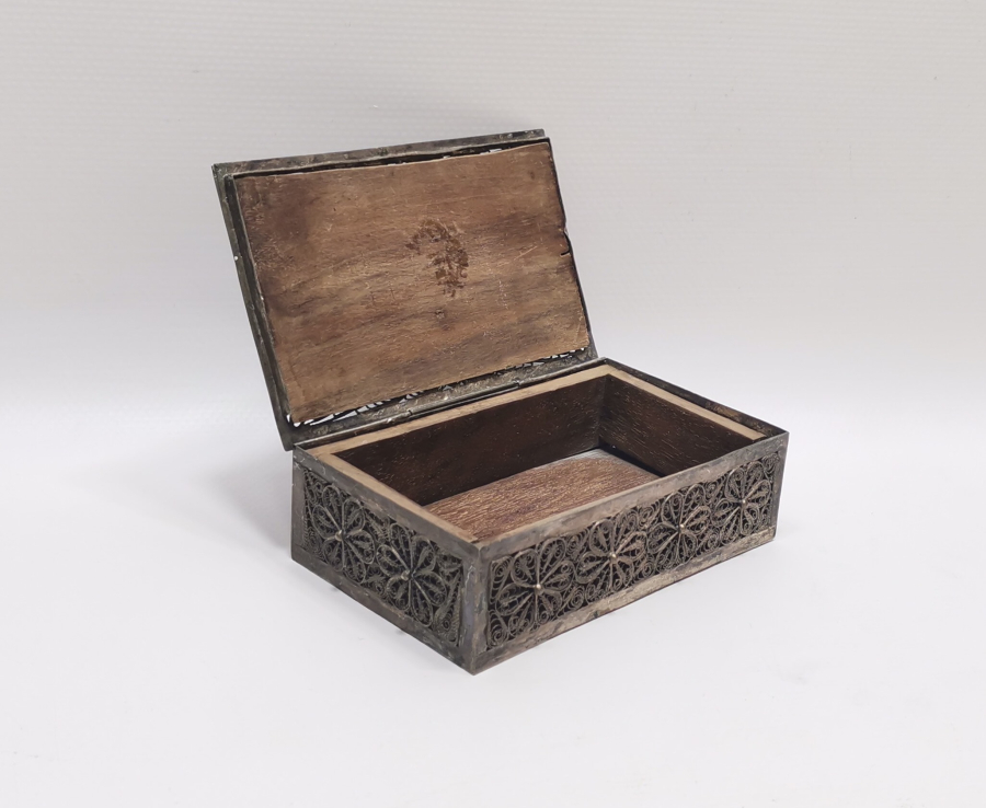 OSMANLI DÖNEMİ TELKARİ İŞÇİLİKLİ PUL KUTUSU