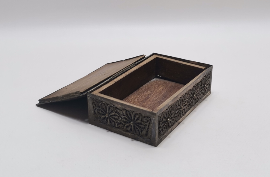 OSMANLI DÖNEMİ TELKARİ İŞÇİLİKLİ PUL KUTUSU