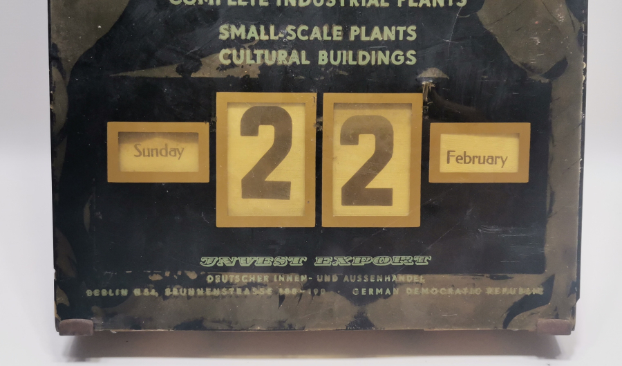 ÇOK NADİR ANTİKA DUVAR TAKVİMİ