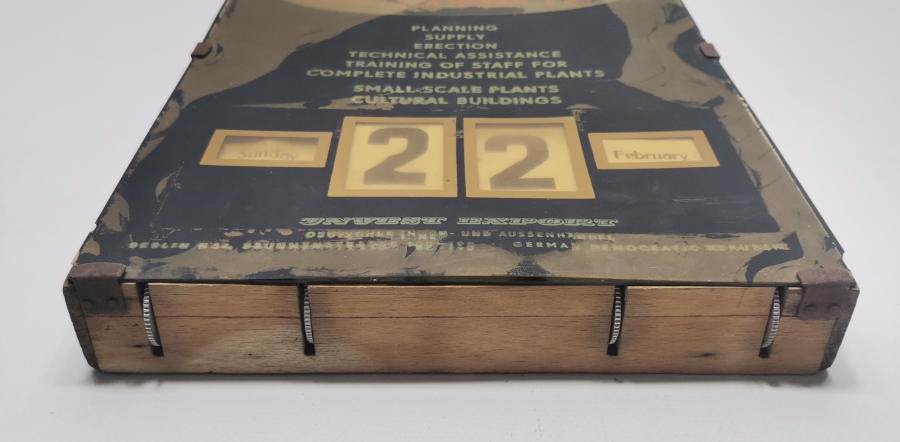 ÇOK NADİR ANTİKA DUVAR TAKVİMİ