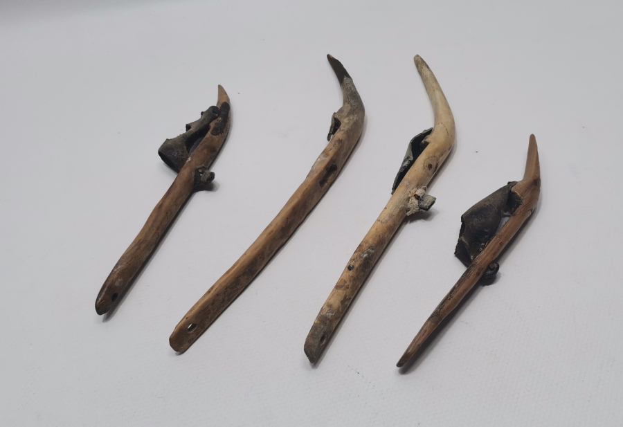 DERİ APARATLI OSMANLI DÖNEMİ 4 ADET ELLİK