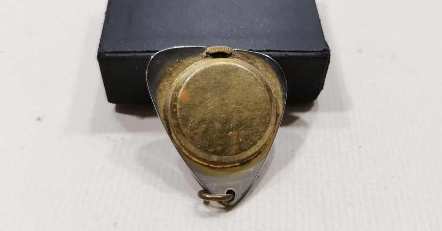 KURMALI ANTİKA KOLYE SAAT