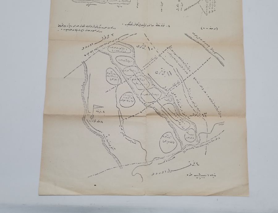 OSMANLI DÖNEMİ BÜYÜK BOY MİMARİ HARİTA