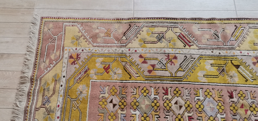 OSMANLI DÖNEMİ ÇİL KONDİSYONDA MİLAS HALISI