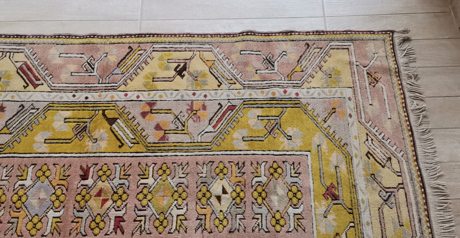 OSMANLI DÖNEMİ ÇİL KONDİSYONDA MİLAS HALISI