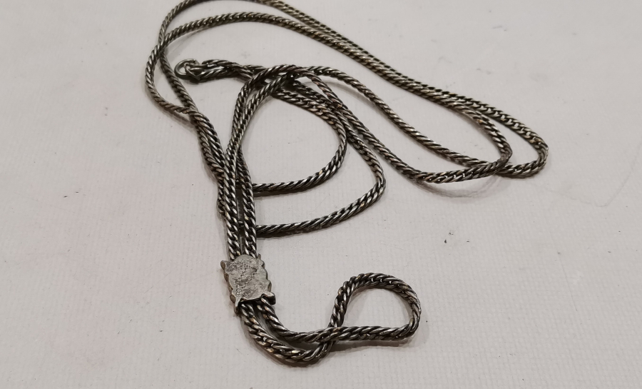 OSMANLI DÖNEMİ İPEK ZİNCİR GÜMÜŞ CEP SAATİ KÖSTEĞİ