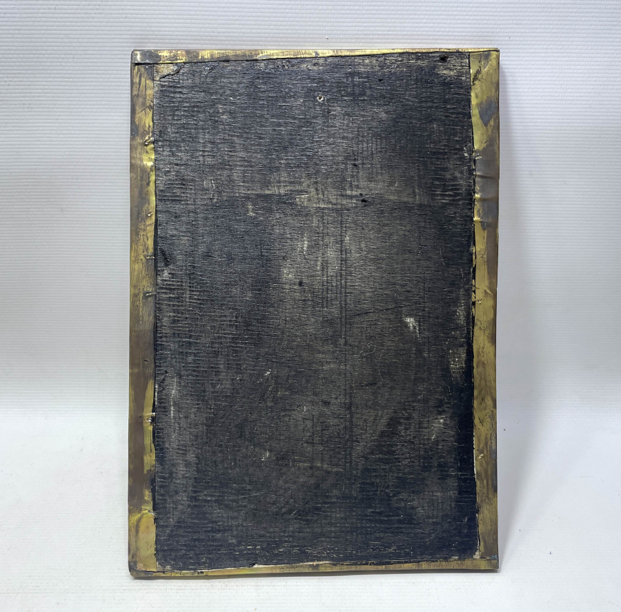 OSMANLI DÖNEMİ KABE ÖRTÜSÜ PARÇASINDAN YAPILMIŞ NADİR PANO