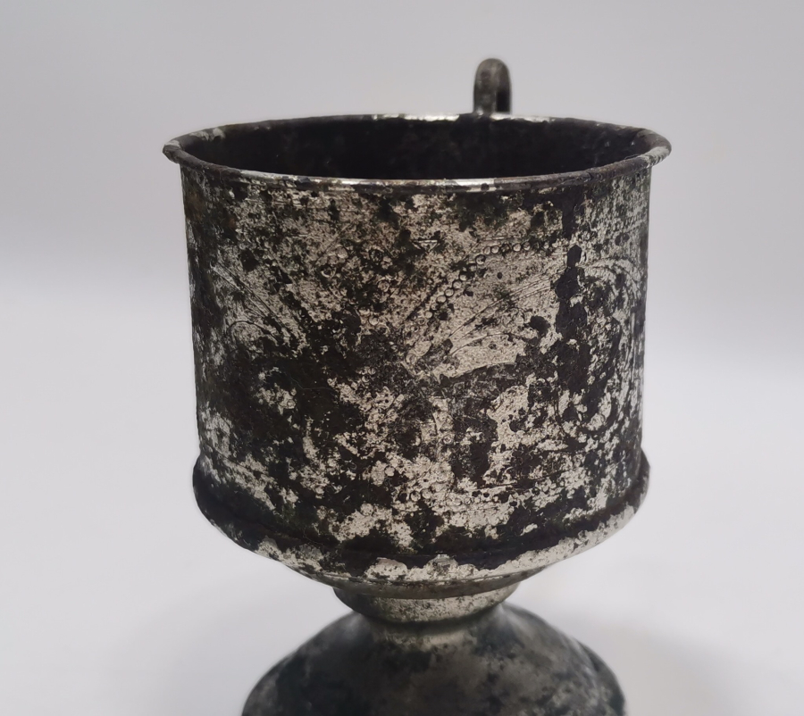 OSMANLI DÖNEMİ KALEM İŞÇİLİKLİ BÜYÜK BOY KULPLU MACUNLUK