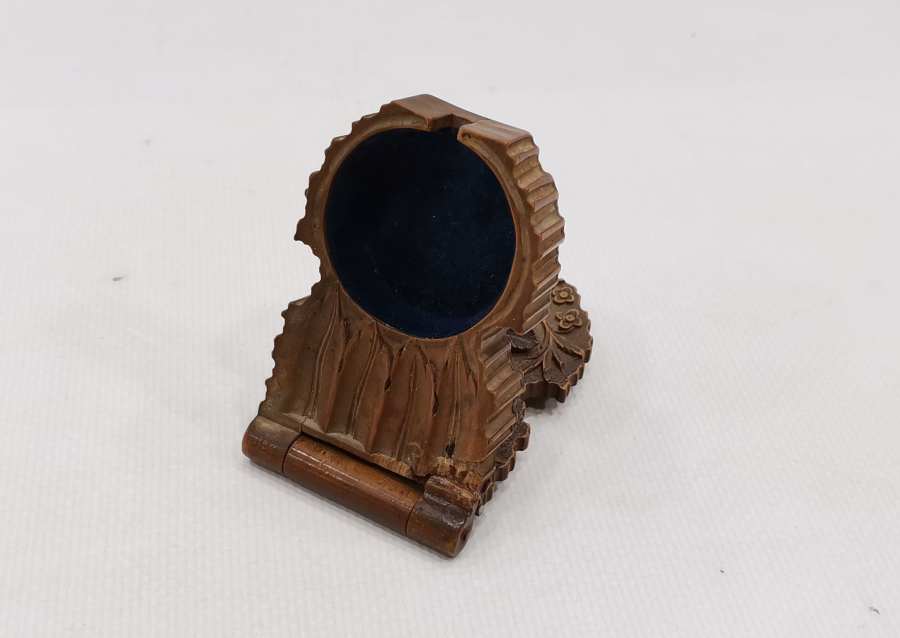 OSMANLI DÖNEMİ NADİR AHŞAP CEP SAATİ STANDI