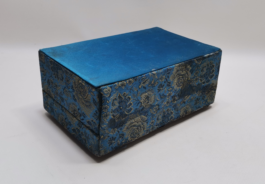 SIRMA İŞÇİLİKLİ RUM İŞİ ANTİKA MÜCEVHER KUTUSU