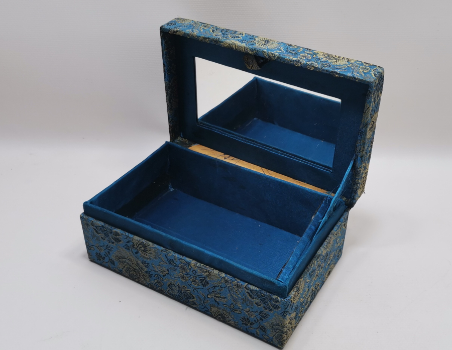 SIRMA İŞÇİLİKLİ RUM İŞİ ANTİKA MÜCEVHER KUTUSU