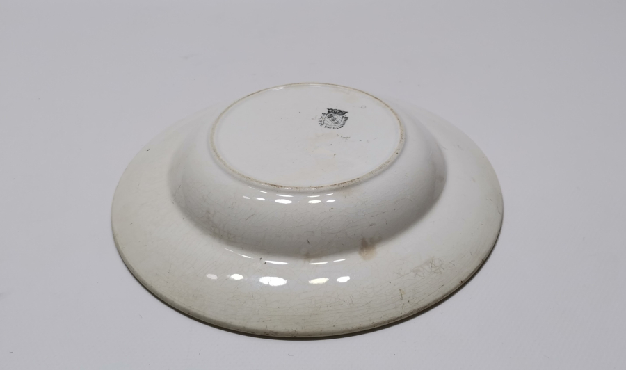 TOKATLIAN OTELİ'NE AİT İÇİ OSMANLICA YAZILI NADİR PORSELEN TABAK