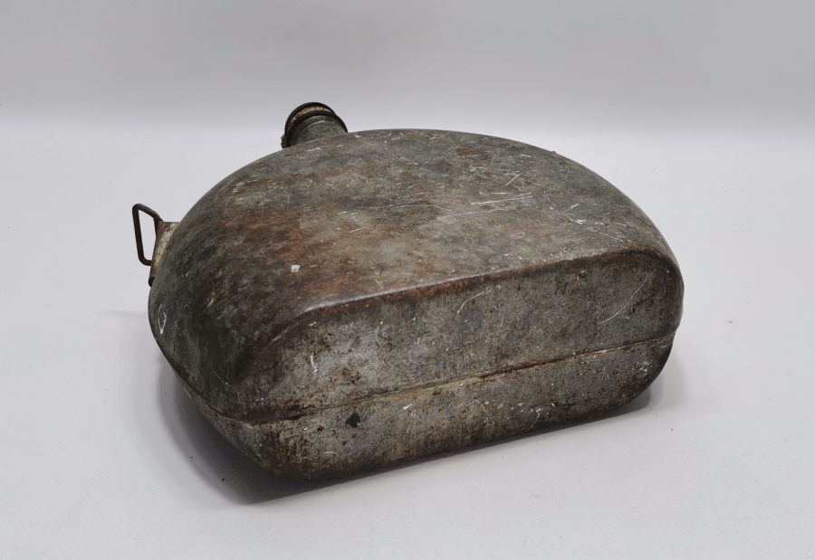 1. DÜNYA SAVAŞI DÖNEMİ ORJİNAL TIPASIYLA NADİR FRANSIZ ASKER MATARASI