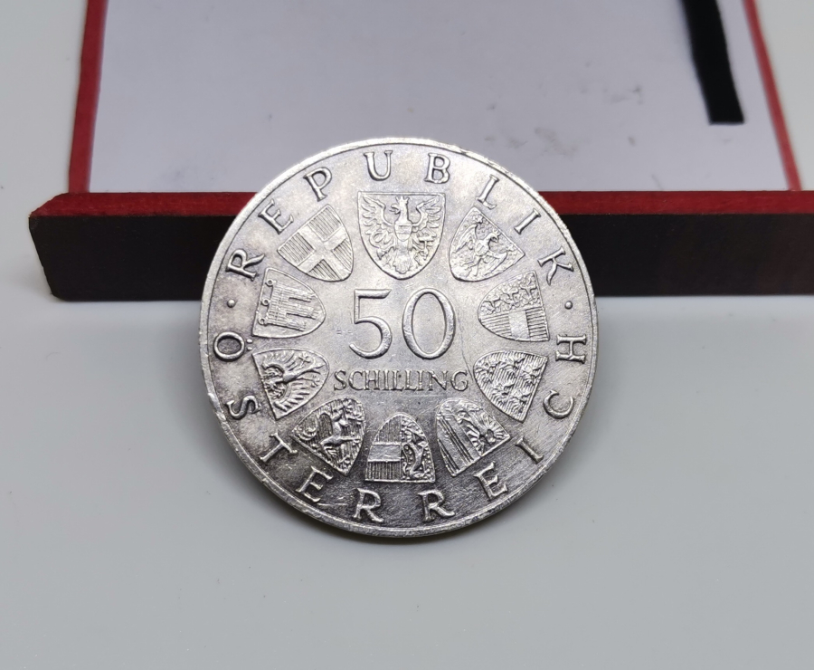 1968 TARİHLİ GÜMÜŞ HATIRA 50 SCHİLLİNG