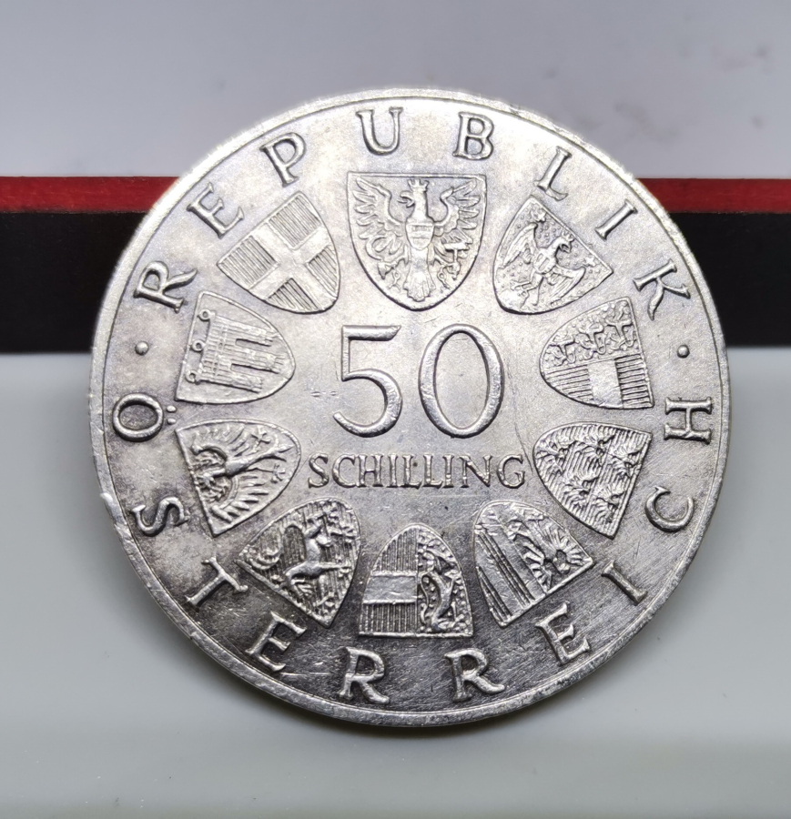 1968 TARİHLİ GÜMÜŞ HATIRA 50 SCHİLLİNG