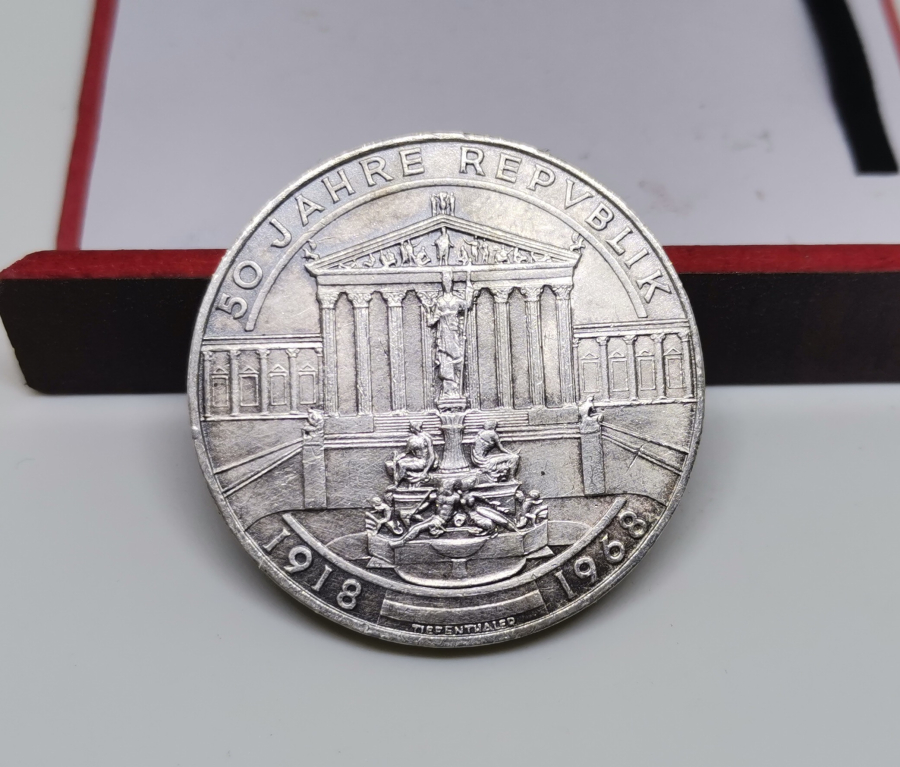 1968 TARİHLİ GÜMÜŞ HATIRA 50 SCHİLLİNG