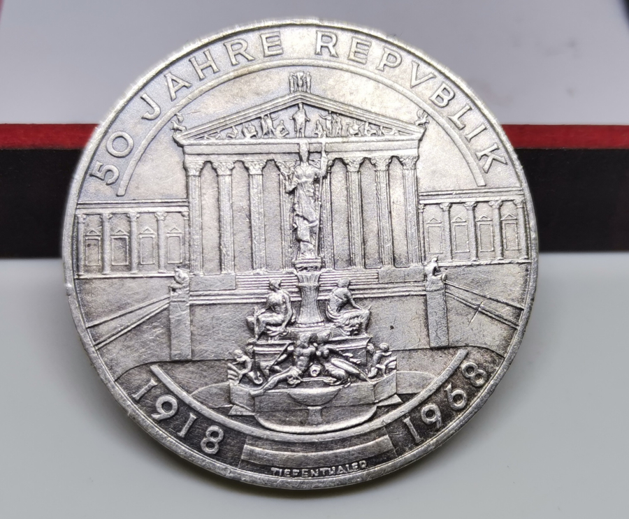 1968 TARİHLİ GÜMÜŞ HATIRA 50 SCHİLLİNG