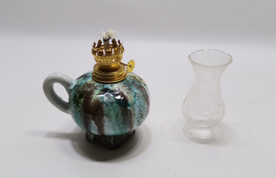 ANTİKA KÜTAHYA ŞİNANAY - GERDEK LAMBASI