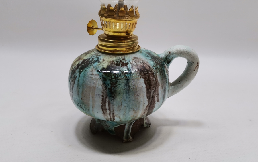 ANTİKA KÜTAHYA ŞİNANAY - GERDEK LAMBASI