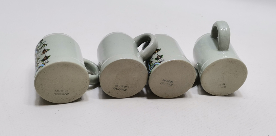 ANTİKA MİNYATÜR TANKART - BİRA BARDAĞI LOTU