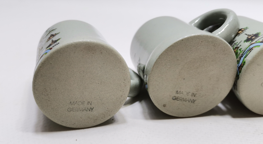 ANTİKA MİNYATÜR TANKART - BİRA BARDAĞI LOTU