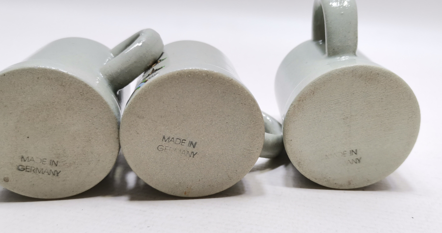 ANTİKA MİNYATÜR TANKART - BİRA BARDAĞI LOTU