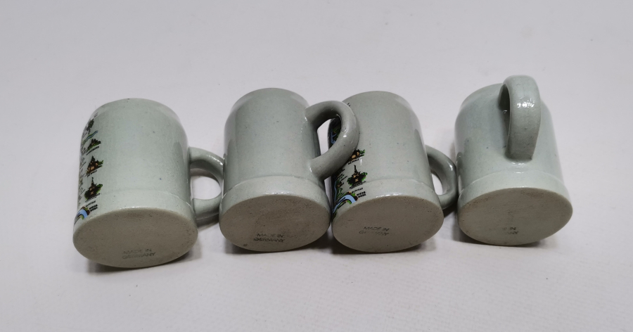 ANTİKA MİNYATÜR TANKART - BİRA BARDAĞI LOTU