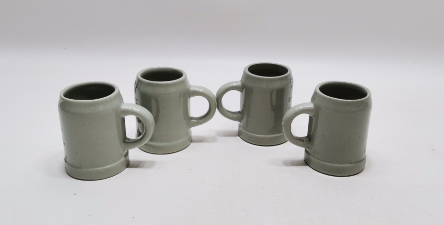 ANTİKA MİNYATÜR TANKART - BİRA BARDAĞI LOTU