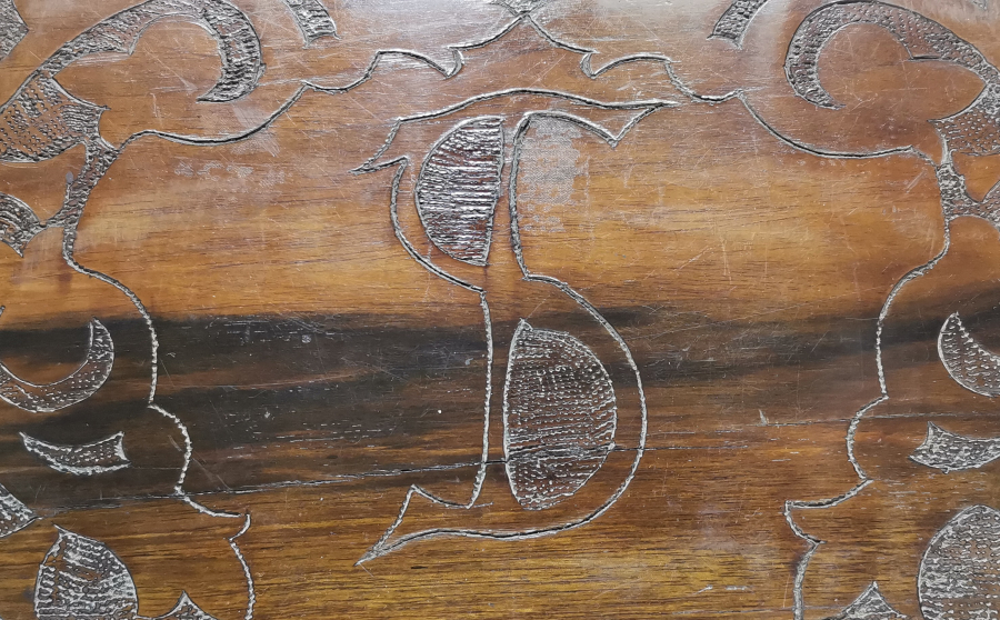 ANTİKA SİNOP CEZAEVİ İŞİ EL OYMA ANTİKA KUTU