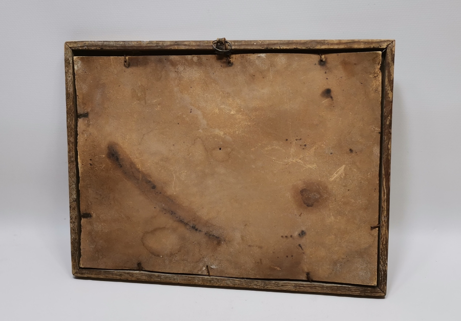 BU DA GEÇER YA HU YAZILI OSMANLI DÖNEMİ CAM ALTI HAT LEVHA