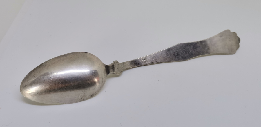 KALEM İŞÇİLİKLİ OSMANLI DÖNEMİ GÜMÜŞ TATLI KAŞIĞI