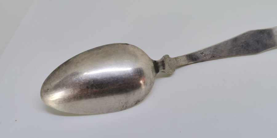 KALEM İŞÇİLİKLİ OSMANLI DÖNEMİ GÜMÜŞ TATLI KAŞIĞI