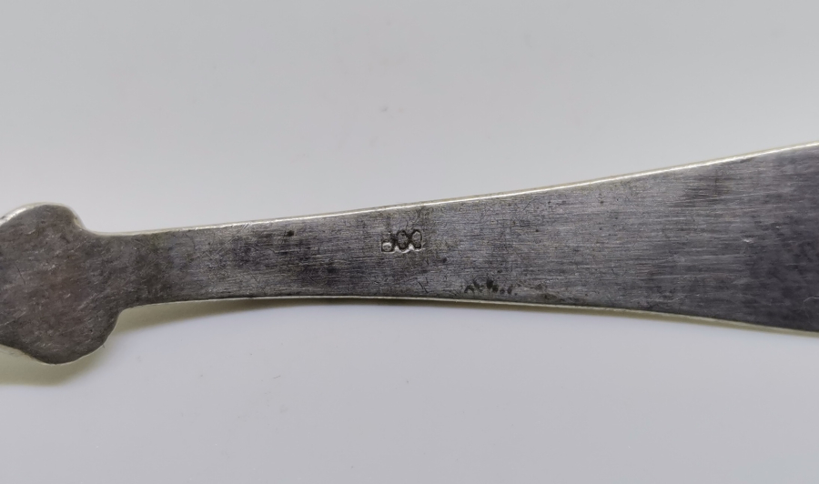 KALEM İŞÇİLİKLİ OSMANLI DÖNEMİ GÜMÜŞ TATLI KAŞIĞI