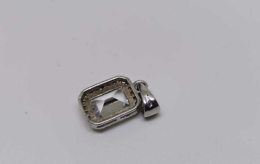 MARGAZİT TAŞLI GÜMÜŞ KOLYE UCU