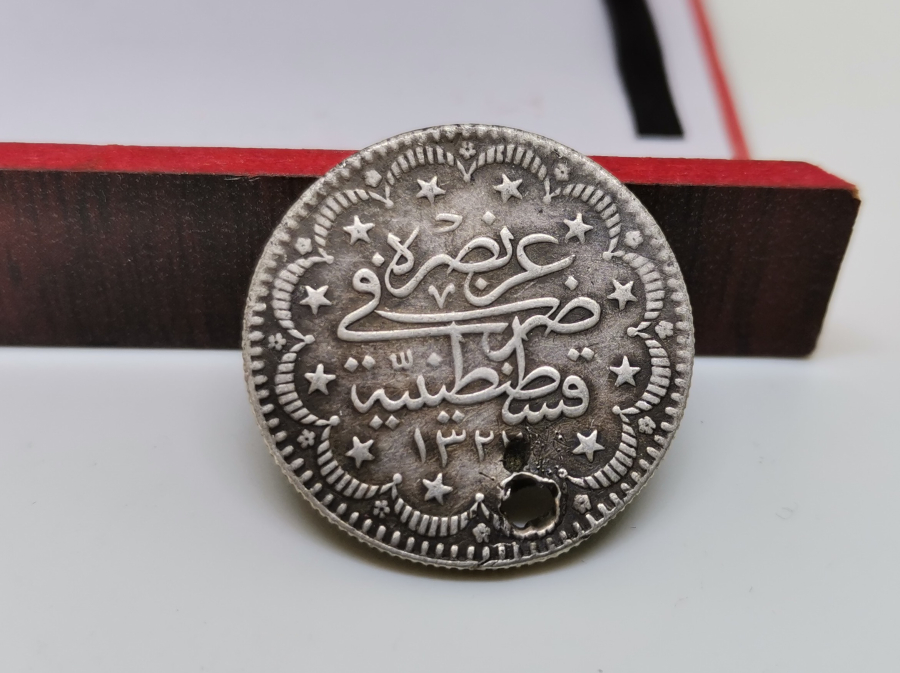 MEHMED REŞAD HAN DÖNEMİ GÜMÜŞ 5 KURUŞ