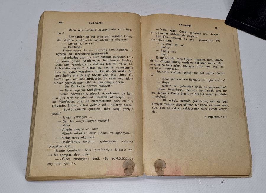 NİHAL ATSIZ 'IN İLK BASKI RUH ADAM KİTABI