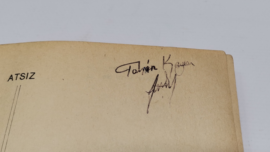 NİHAL ATSIZ 'IN İLK BASKI RUH ADAM KİTABI