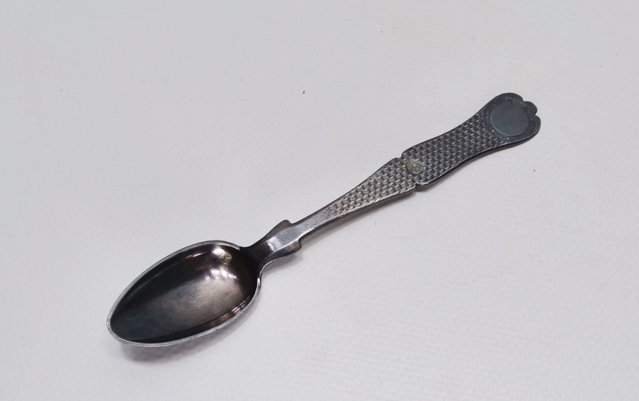 OSMANLI DÖNEMİ AZNAVUR İŞÇİLİKLİ TUĞRALI GÜMÜŞ KAŞIK