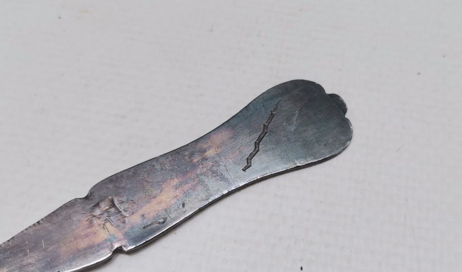 OSMANLI DÖNEMİ AZNAVUR İŞÇİLİKLİ TUĞRALI GÜMÜŞ KAŞIK