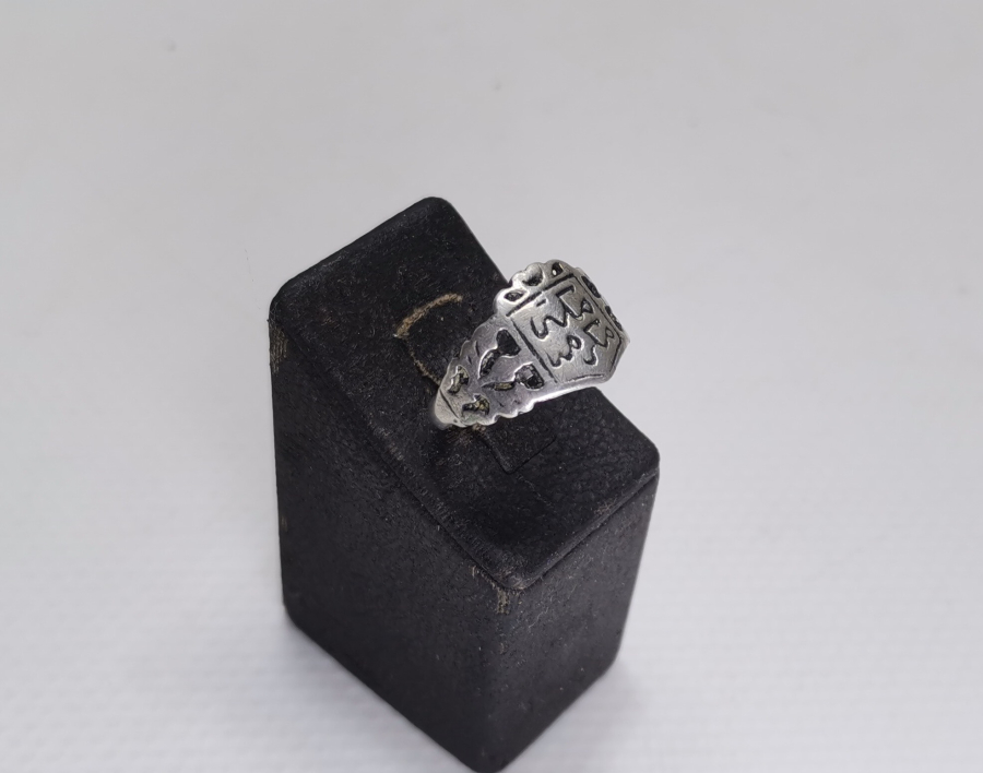 OSMANLI DÖNEMİ MEKKE-İ MÜKERREME YAZILI NADİR GÜMÜŞ YÜZÜK