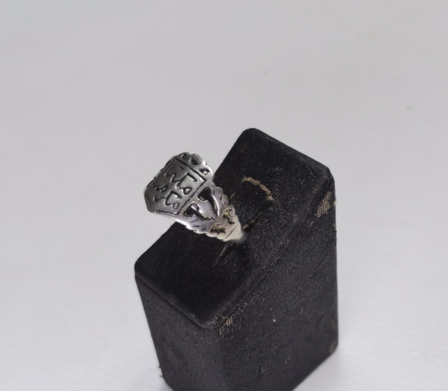 OSMANLI DÖNEMİ MEKKE-İ MÜKERREME YAZILI NADİR GÜMÜŞ YÜZÜK