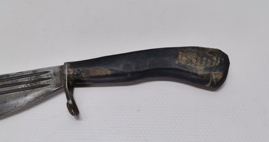 OSMANLI DÖNEMİ NADİR FORMDA KABADAYI KAMASI - KABADAYI SALLAMASI