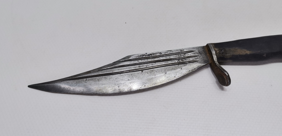 OSMANLI DÖNEMİ NADİR FORMDA KABADAYI KAMASI - KABADAYI SALLAMASI