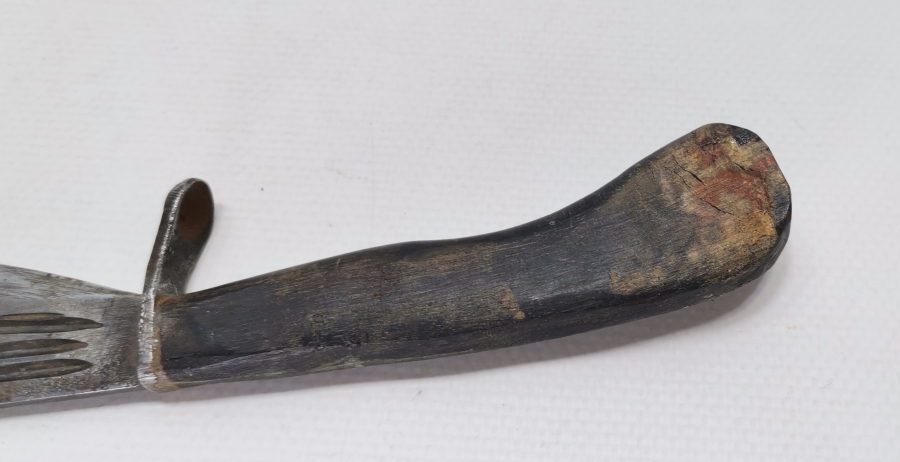 OSMANLI DÖNEMİ NADİR FORMDA KABADAYI KAMASI - KABADAYI SALLAMASI