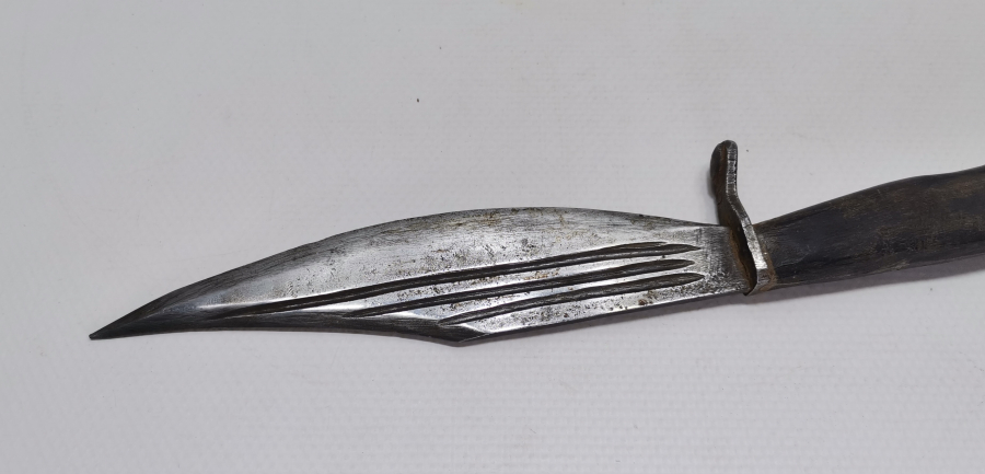 OSMANLI DÖNEMİ NADİR FORMDA KABADAYI KAMASI - KABADAYI SALLAMASI